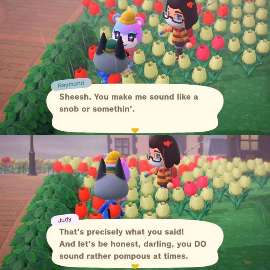 Raymond’s smugness can upset other personalities