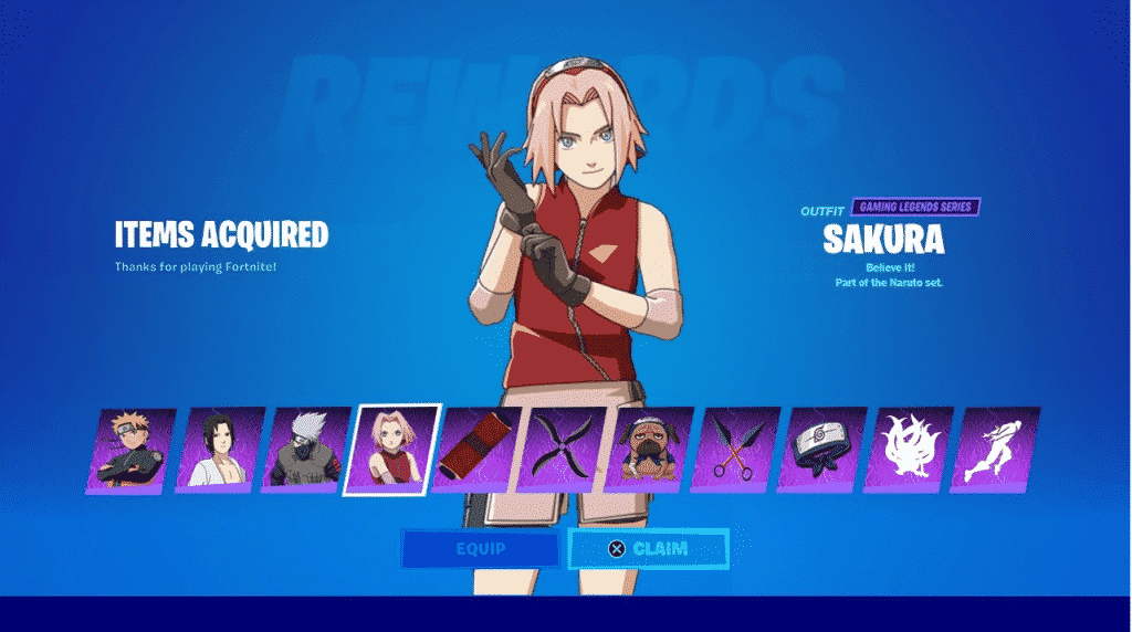 Sakura Haruno Fortnite Skin
