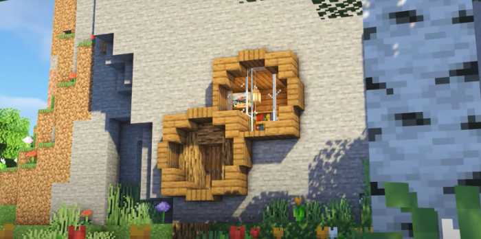 Small Mountain Base minecraft