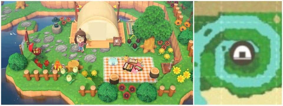 Spiral Campsite Animal Crossing