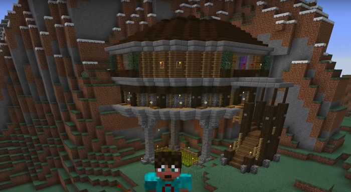 Spruce Mountain House minecraft