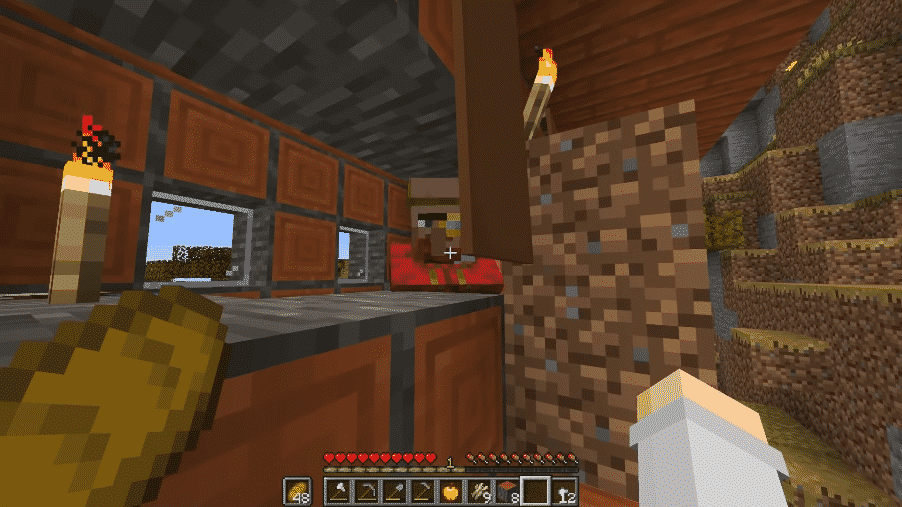 Trading with Villagers Minecraft