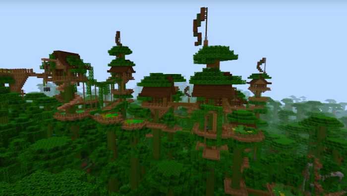 Tribal Village in the Trees