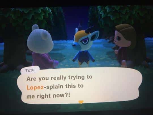 Tutu can be quite fierce