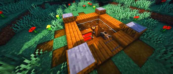 Underground Starter Base minecraft