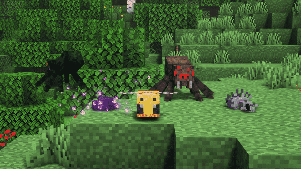 Which Mob will Take Effect of Bane of Arthropods