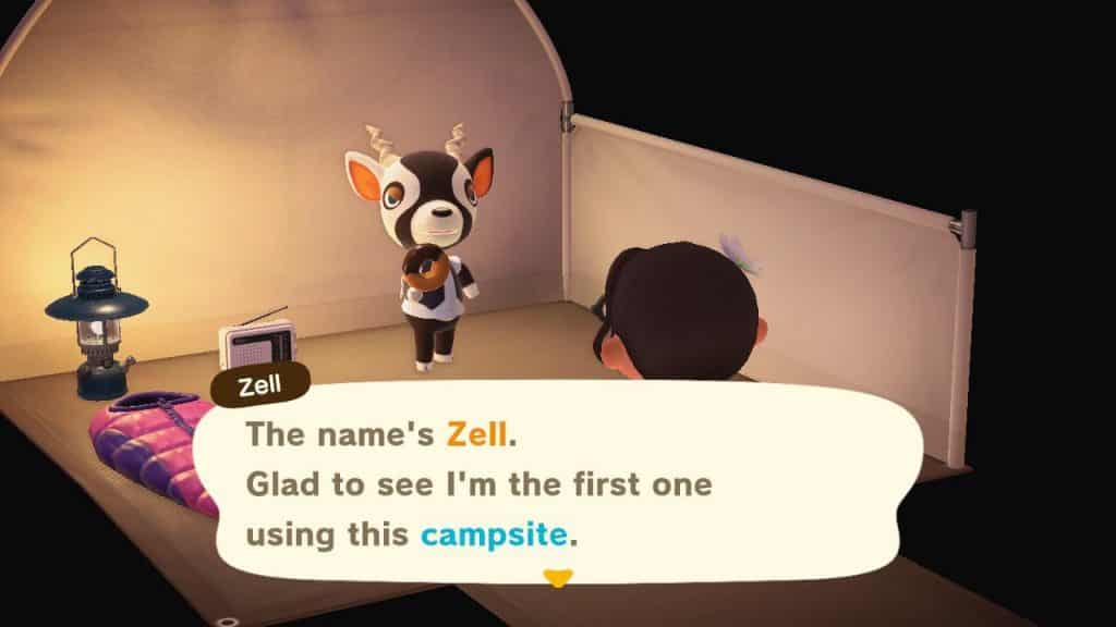 Zell in campsite