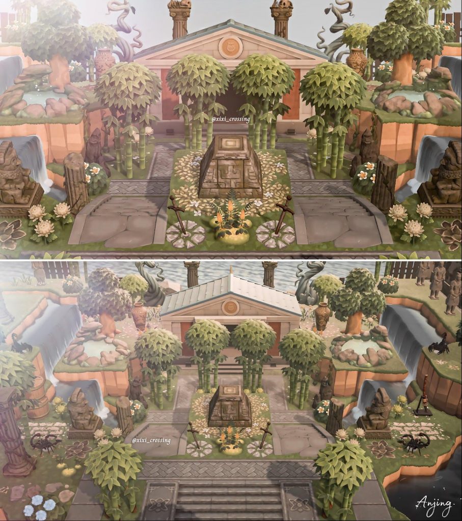 acnh sunken museum ideas