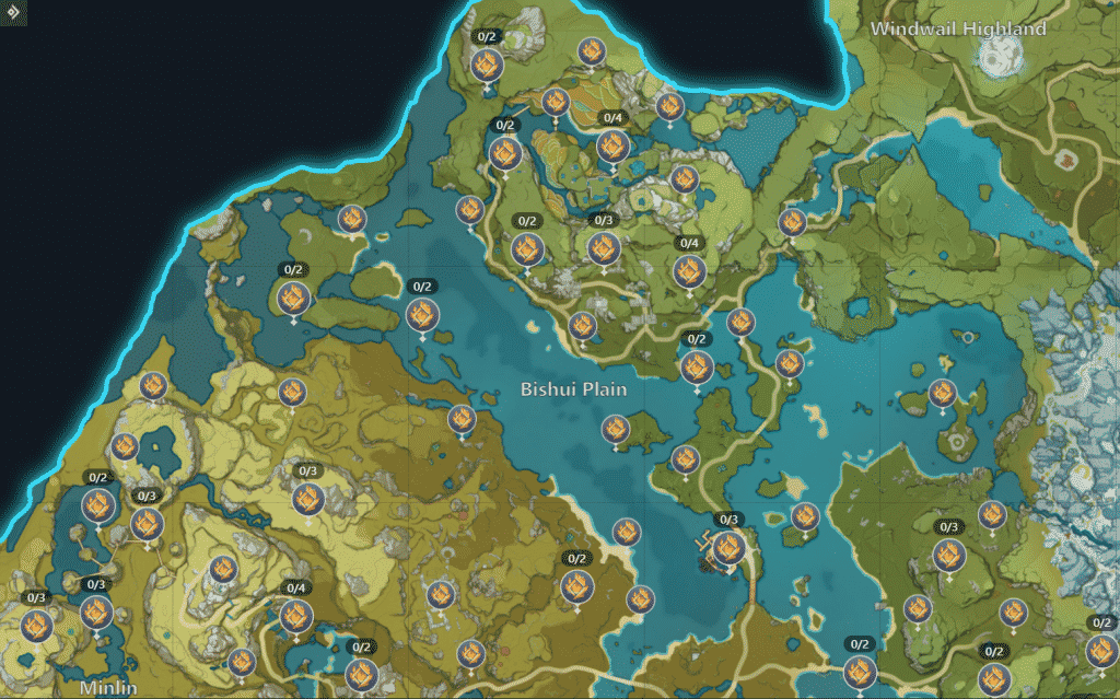 bishui plain geoculus locations