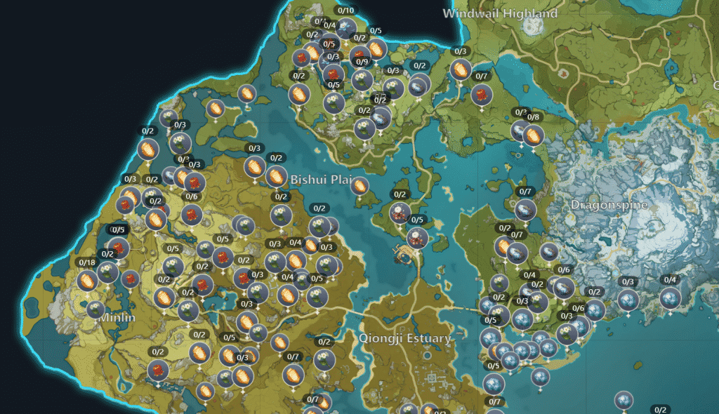 bishui plain specialities genshin impact