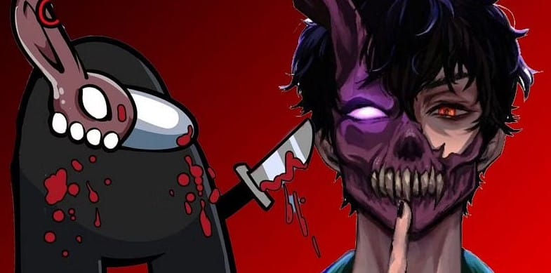 corpse husband & among us black character