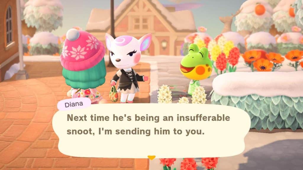 diana with henry villager animal crossing new horizons