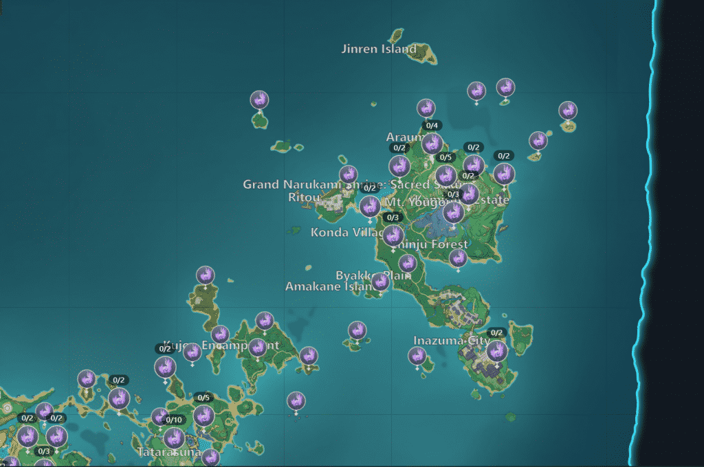 electroculus locations grand narukami shrine