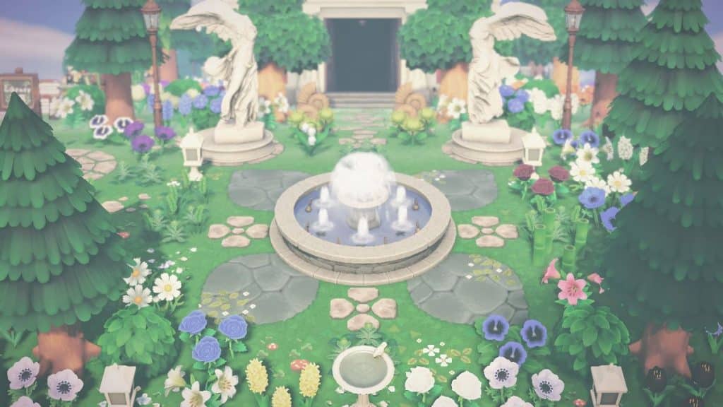 fairy fountain entrance acnh