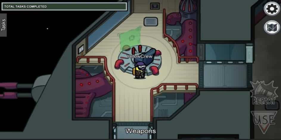 flipped map among us