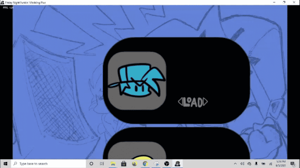 fnf modding plus load button