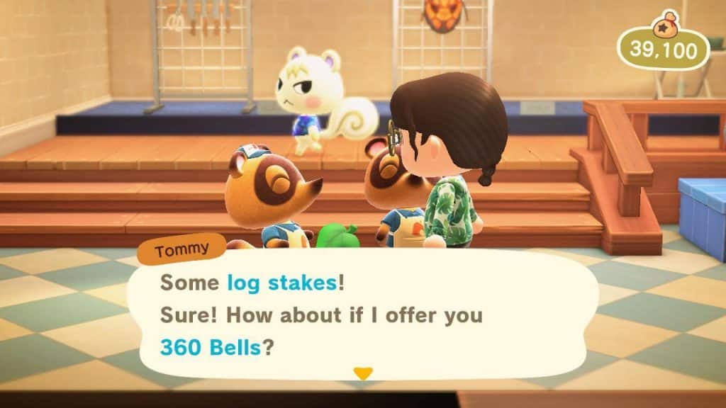 get eight materials per rock Animal Crossing