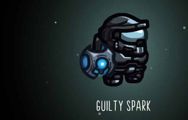 halo in black among us