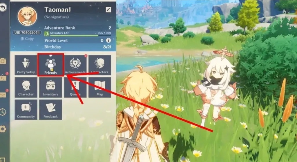 how to add cross platform friends in genshin impact