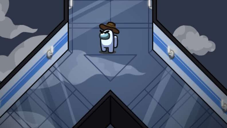 how to get a blank name in among us