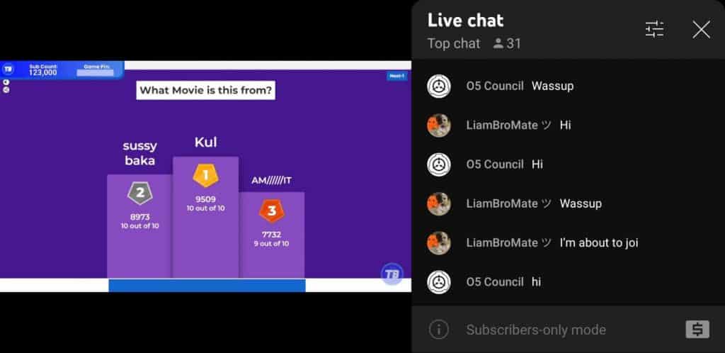 Using YouTube to get Kahoot Pin Codes