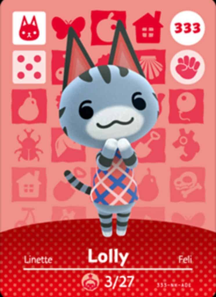 lolly animal crossing card