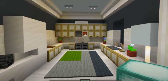 minecraft birch kitchen ideas
