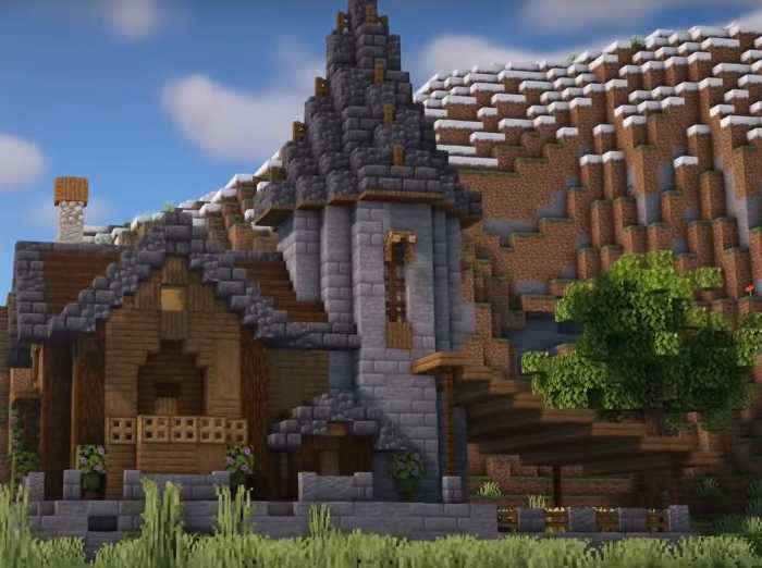 minecraft easy fantasy base ideas