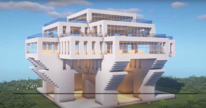 minecraft modern base ideas