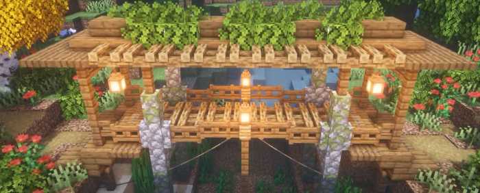 minecraft rickety bridge