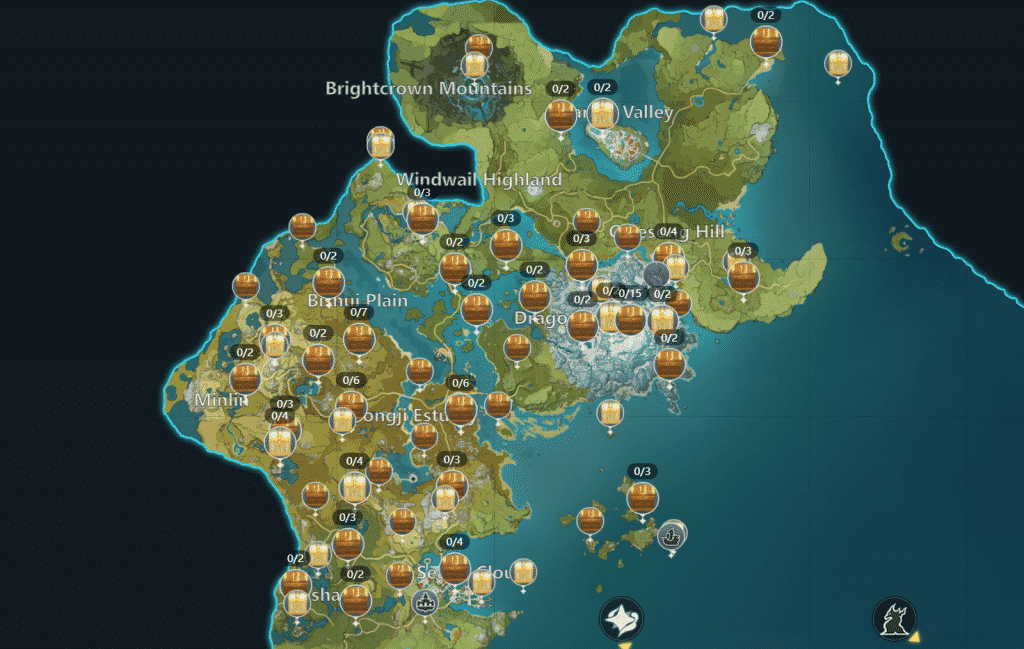 mondstadt liyue chest locations map
