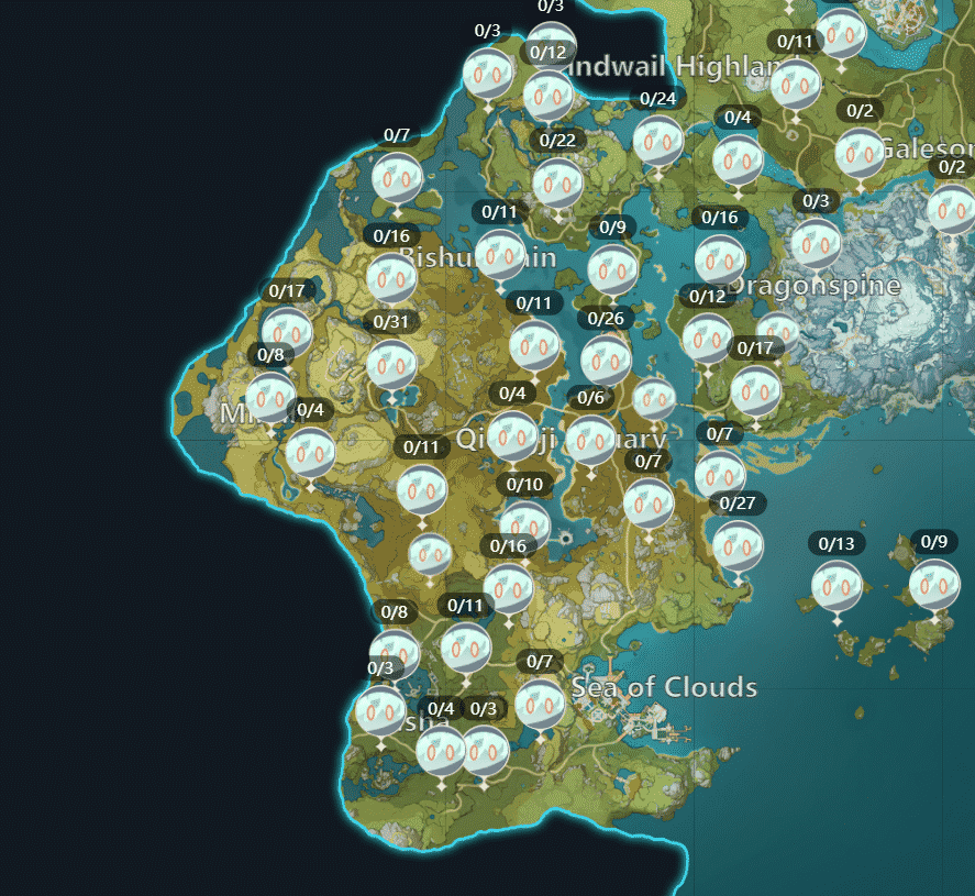 mondstadt liyue specialties