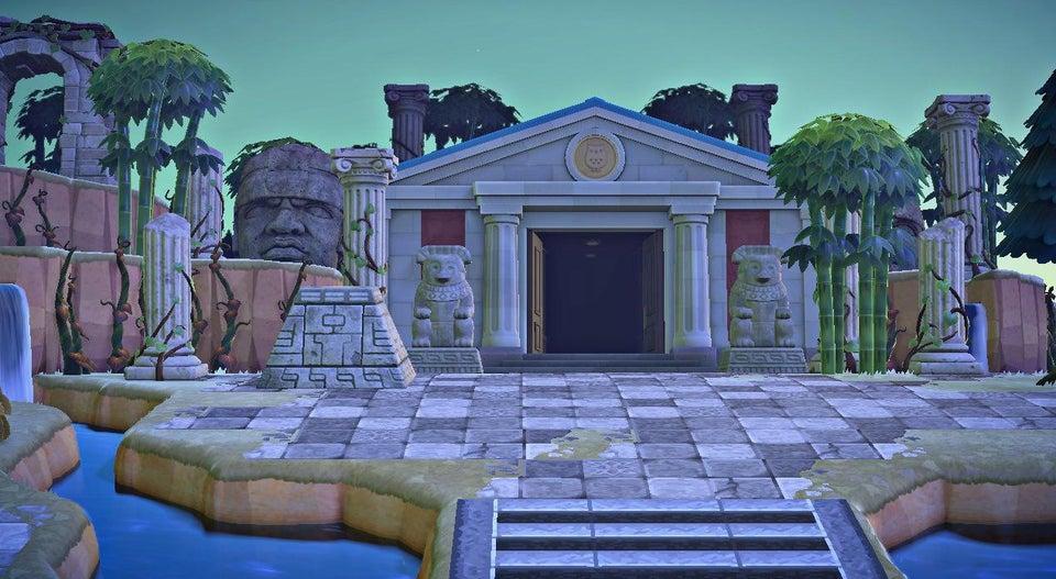 museum ruins entrance acnh