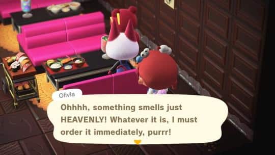 olivia’s catchphrase animal crossing