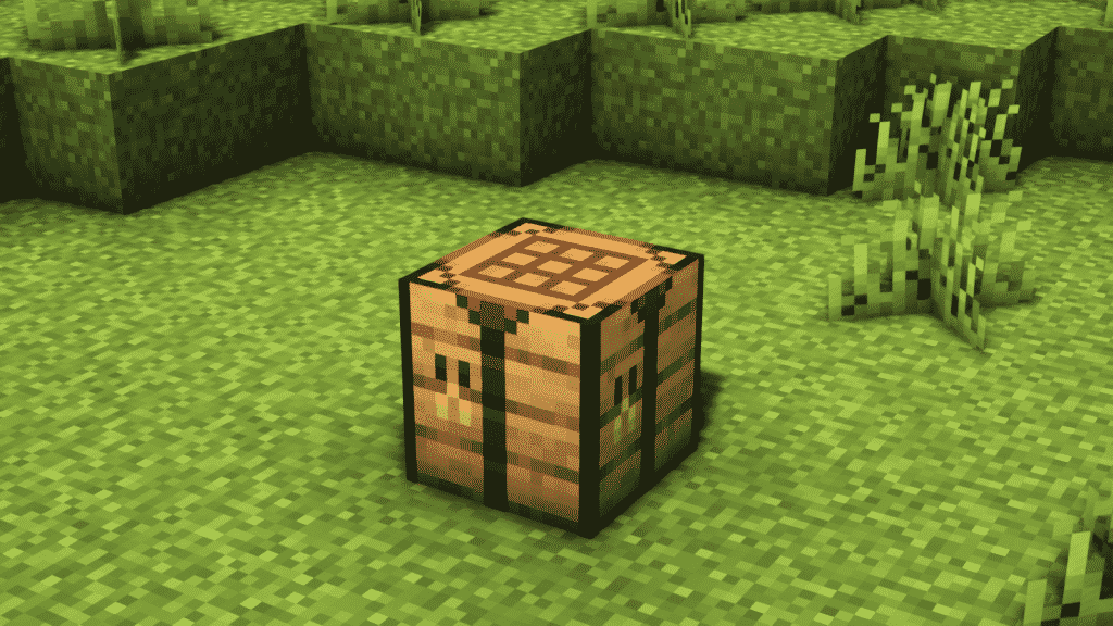 place the Crafting Table