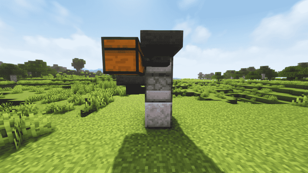 put another hopper right behind the second dispenser