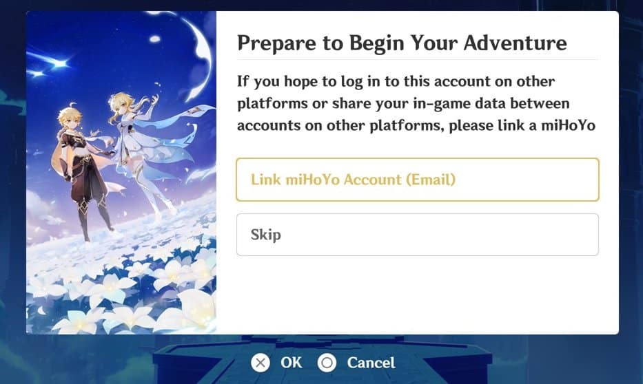 sign in to your original Mobile/PC account