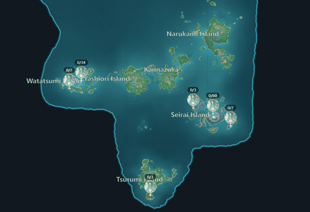 specter inazuma location genshin impact map
