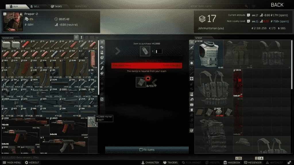 prapor escape from tarkov