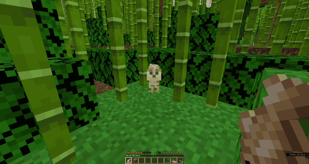 walk towards ocelots holding fish in your hand