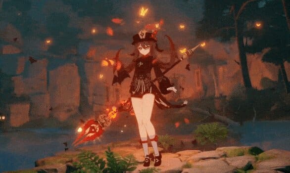 Hu Tao the best Polearm users