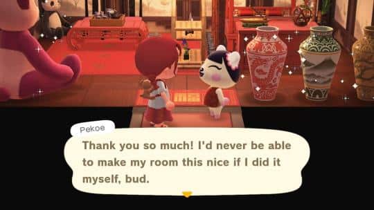 acnh pekoe catchphrase