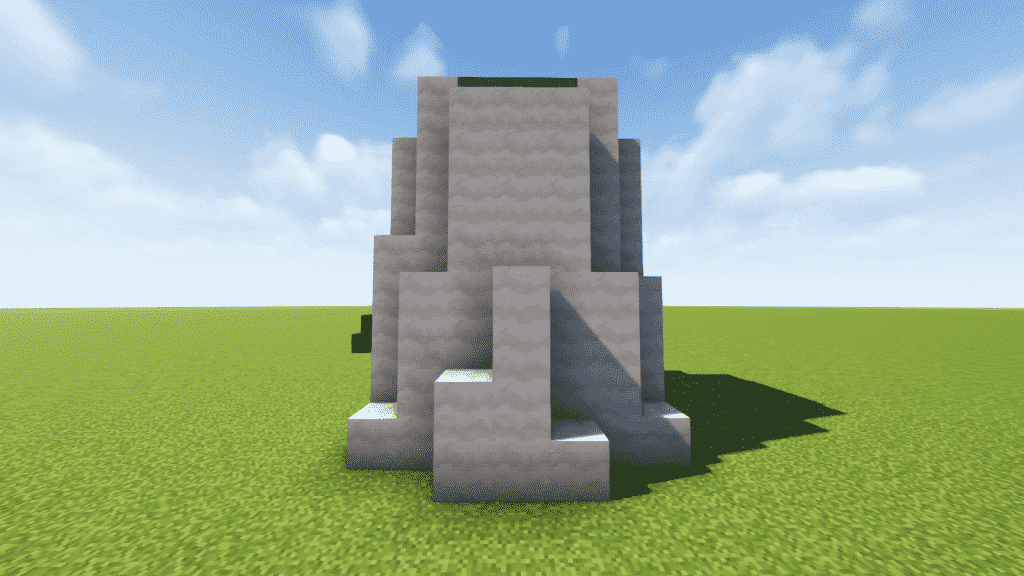 add 7 more mushroom stems at the right wall in minecraft