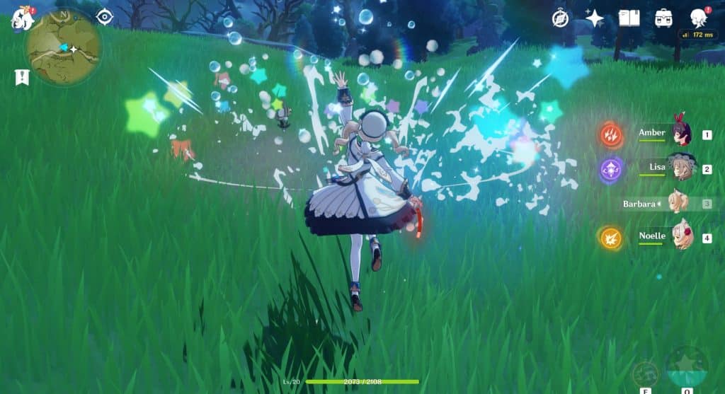 barbara charged attacks genshin