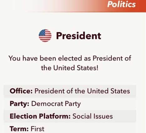 become president in bitlife