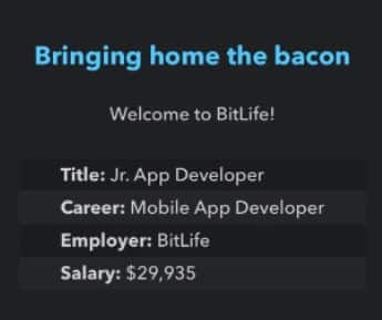bitlife Job Listing