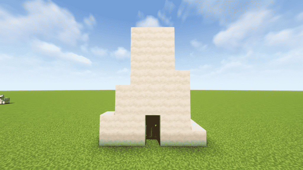 build dark oak door bottom of mushroom stem minecraft