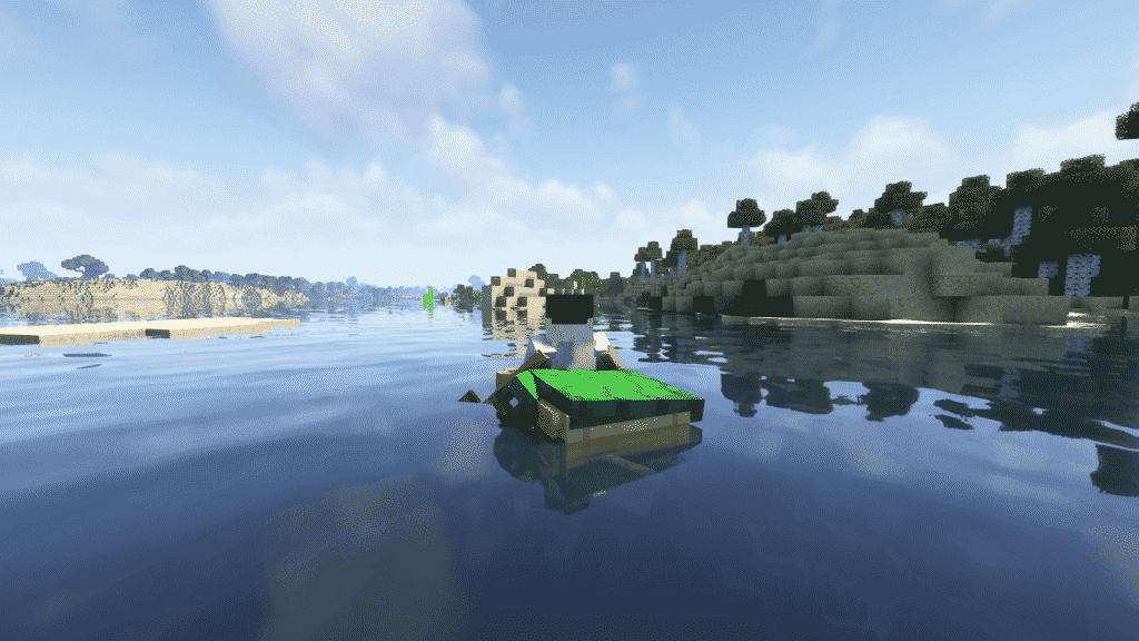 carry the turtle using a boat in minecraft