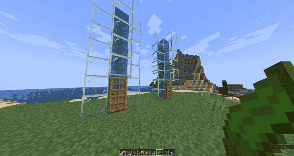 column is filled with kelp minecraft