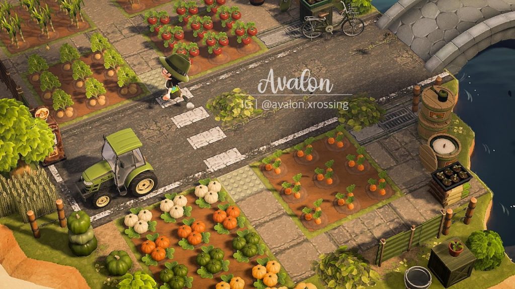 community vegetable garden design animal crossing